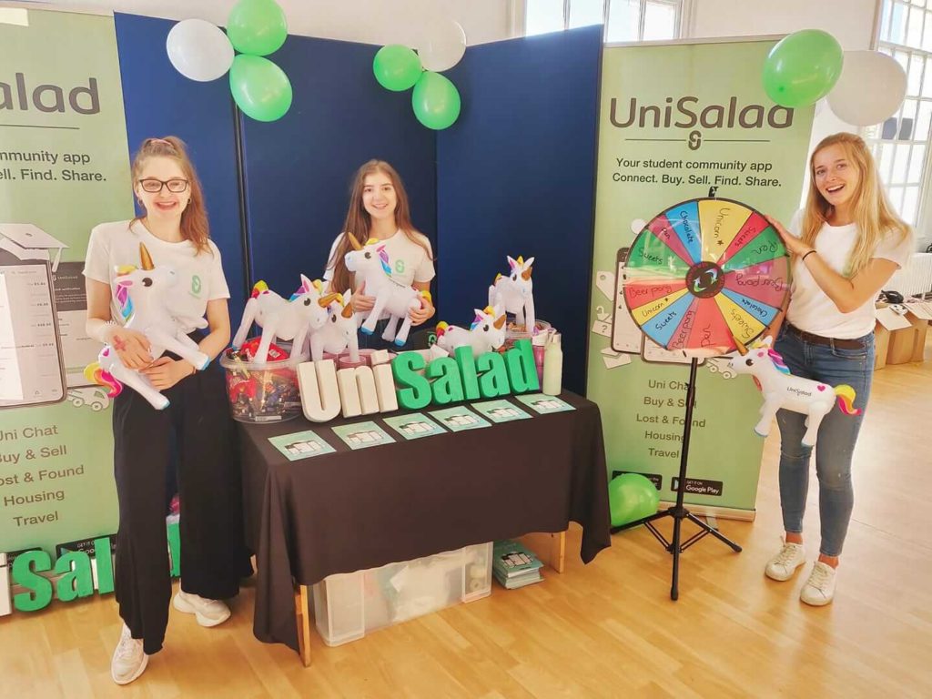 UniSalad at The Freshers Fair